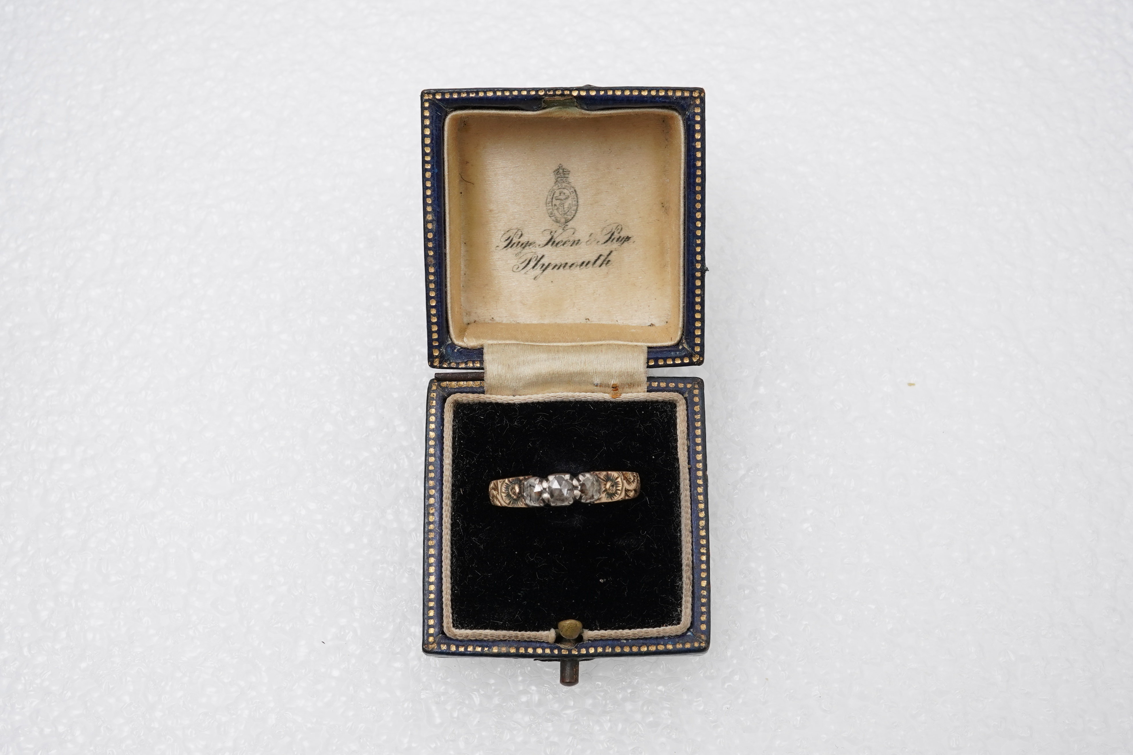 A diamond ring, mid 19th century